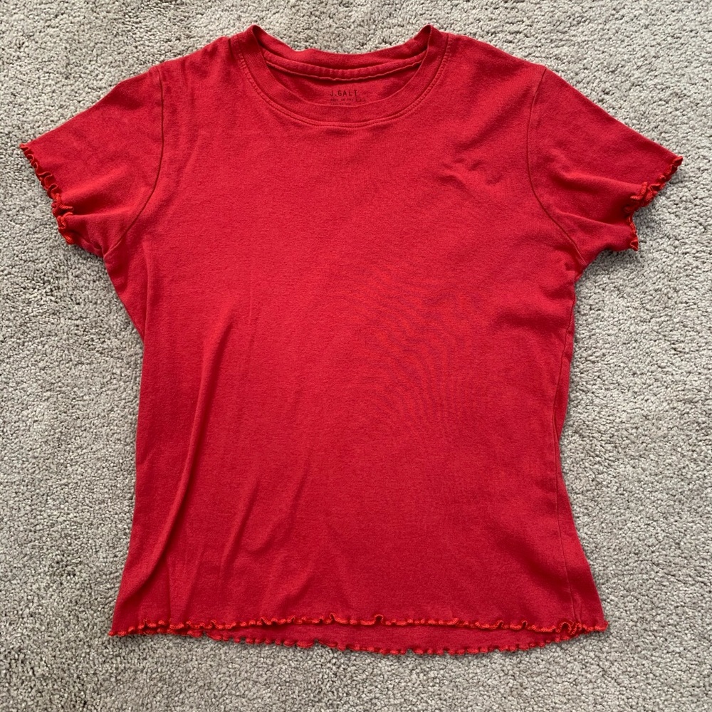 lettuce edge baby tee